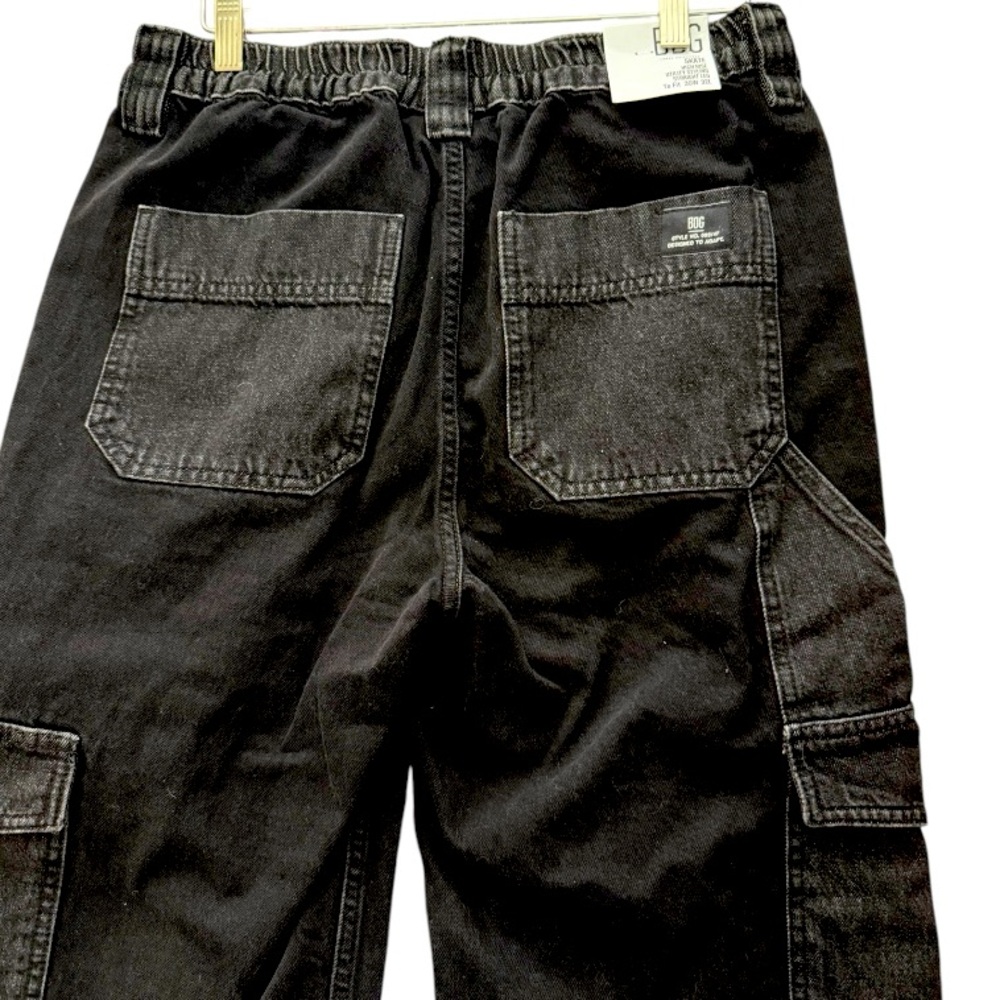 BDG Urban Outfitters black denim skate fit utility cargo jeans 30W NEW NWT - Picture 5 of 5